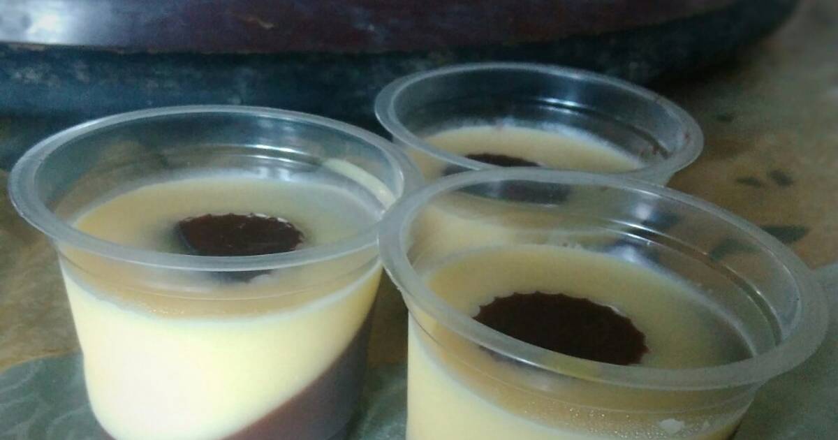 Resep Puding cup coklat oleh Ela athaillah - Cookpad