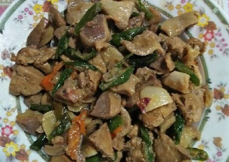 resep Tumis ati ampela