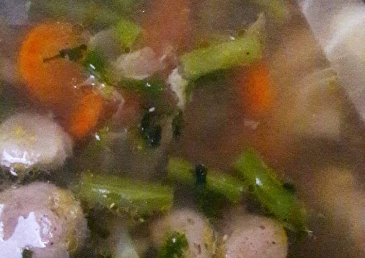 Resep Sup Ayam Bakso Kiriman dari narawardn