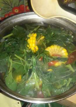 Sayur bayam sederhana