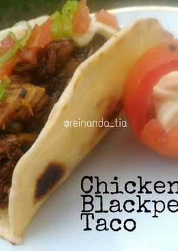 Chicken Blackpepper Taco (Bisa jadi kebab)