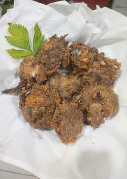 Perkedel tongkol pedas