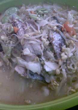 Tumis touge santan ikan pindang