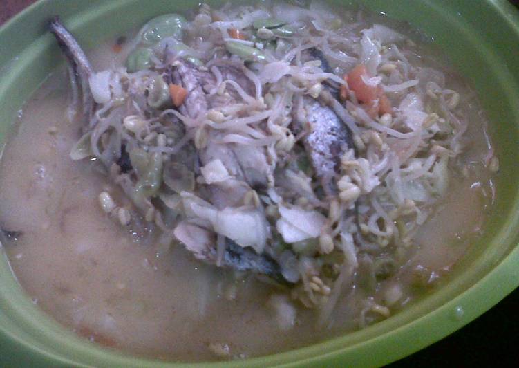 resep masakan Tumis touge santan ikan pindang