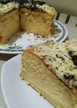 Vanilla sponge cake basic tanpa bp dan ovalet