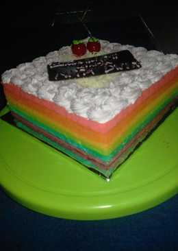 Rainbow cake ekonomis