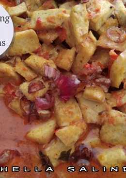 Sambel Goreng Tahu Kuah Santan Pedas