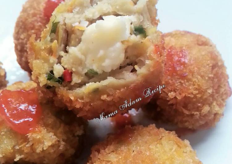 Resep Nuget Ayam  Keju  dan Sayuran oleh Adam s Mommy Cookpad