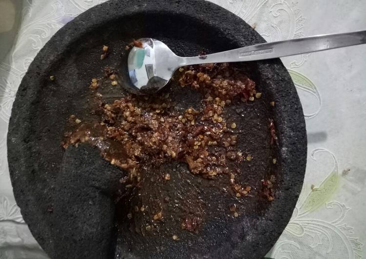 resep makanan Sambel terasi jeruk limau