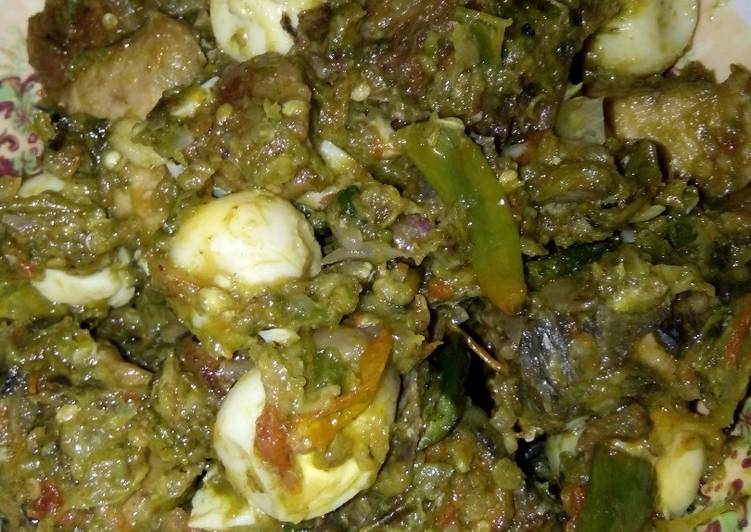 resep Ikan Goreng Telur Puyuh Sambel Ijo ala Wida