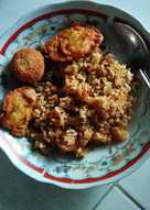 Nasi goreng kecap nugget ala ala