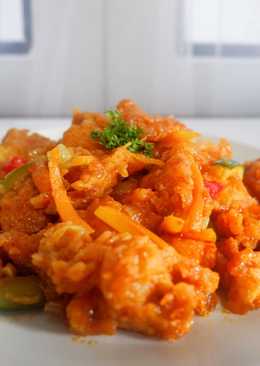 Ayam koloke / ayam asam manis sederhana