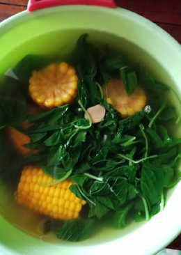 Sayur bayam jagung manis