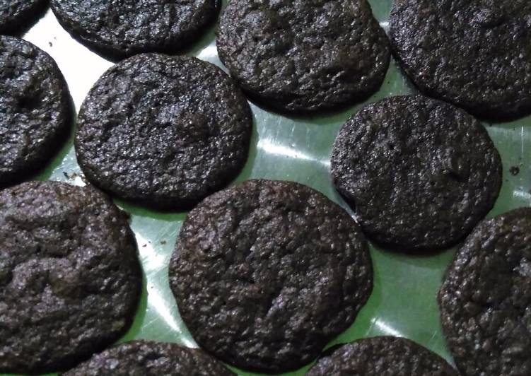 cara membuat Brownies Cookies (Kue Kering Brownies)