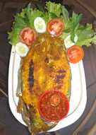 Ikan Bandeng Bakar Pedas