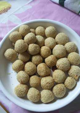 Onde-onde isi kacang ijo kupas empukk bgt