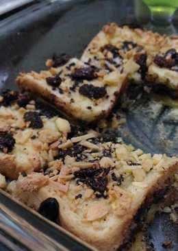 Pudding Roti Coklat Keju