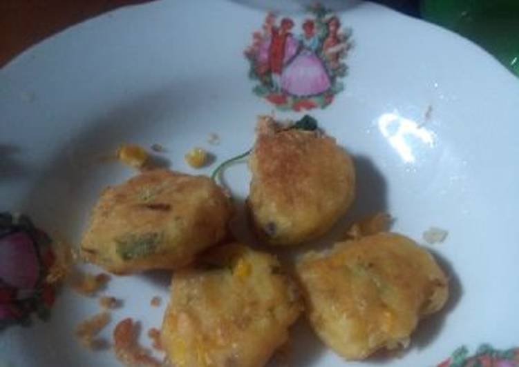 resep Perkedel kentang jagung manis nyam2