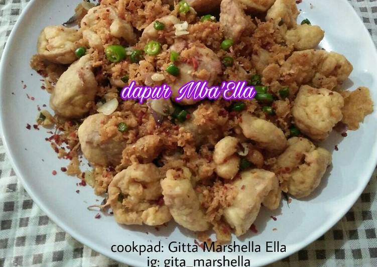 resep masakan Tahu Crispy Cabe-cabean pedas