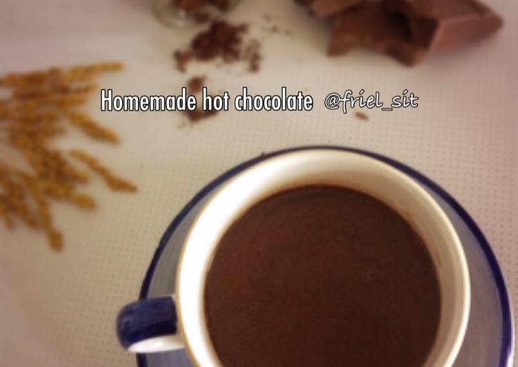 gambar untuk resep Homemade hot chocolate