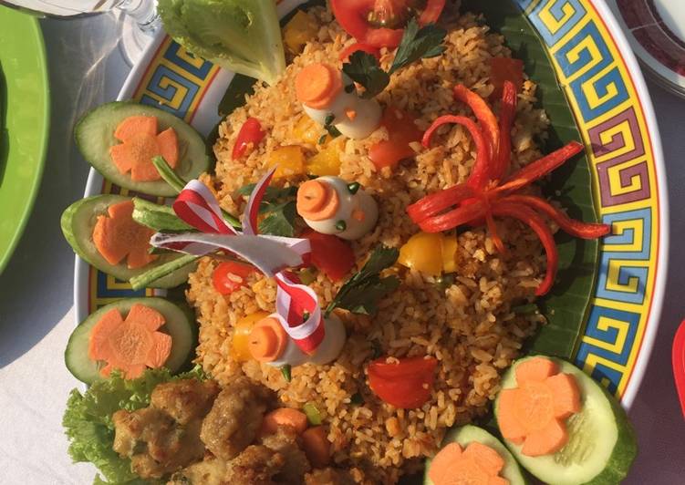Download Gambar Nasi Goreng Dengan Hiasan Gambar Makanan