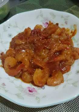 Udang Goreng Saus Padang