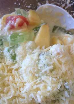 Salad buah vla mayoo keju