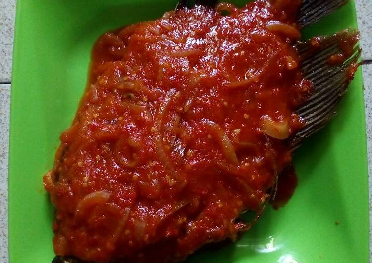 resep masakan Gurame asem manis pedas