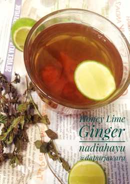 Honey Lime Ginger (Peluntur Lemak Perut)