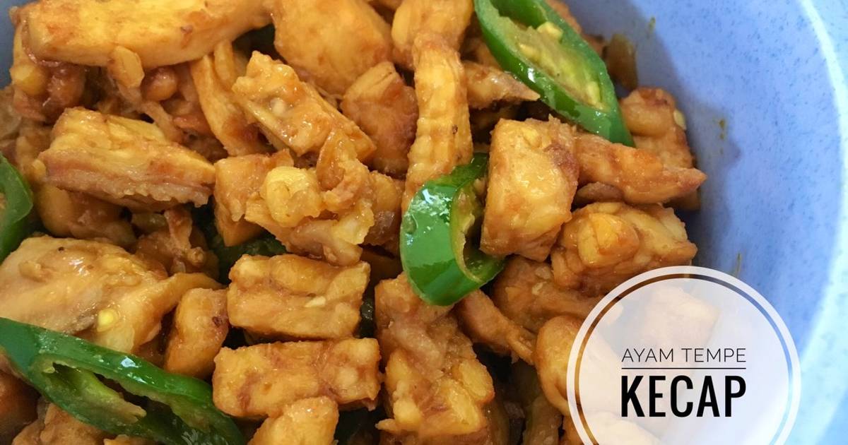 1.175 resep ayam tempe bumbu kecap enak dan sederhana 