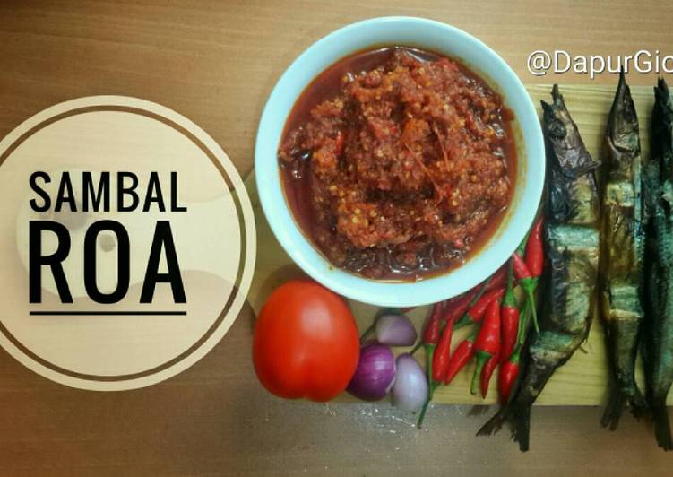 resep lengkap untuk Sambal Roa Asli Manado Pedas Mantap