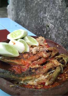 Lele Penyet sambal terasi