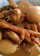 Semur ayam telur ala pelangi