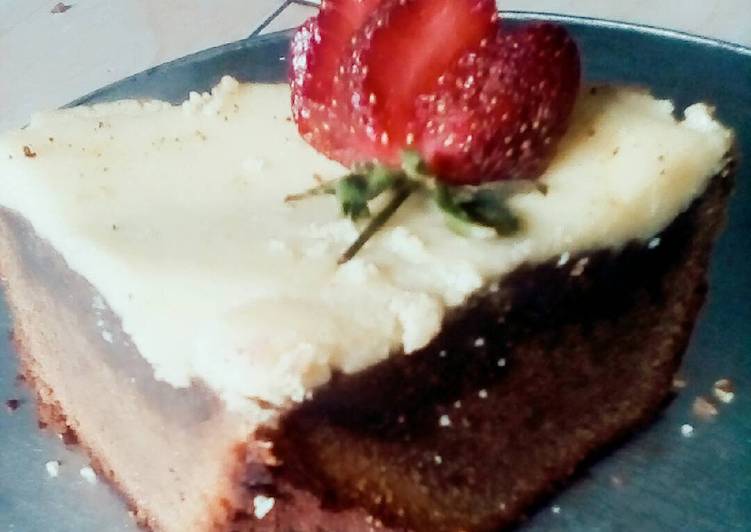 resep masakan Bolu teflon topping creamcheese