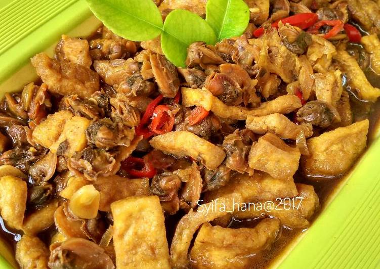 Resep Semur Tahu Kerang Dara