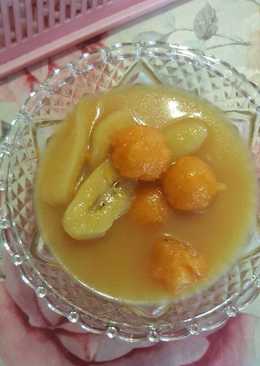 Kolak pisang bola ubi