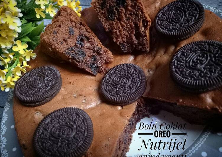 gambar untuk resep Bolu Coklat Oreo Nutrijel