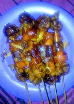 Sawo Basis Pedas (Sate Wortel Bakso Sosis Pedas)ðŸ¢