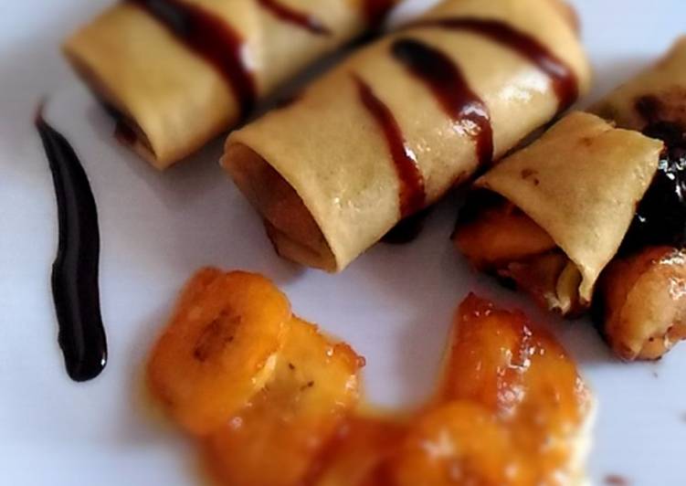 resep Risoles Coklat Pisang Karamel