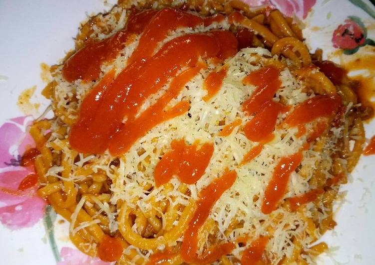 gambar untuk resep Mie lidi bumbu Spagethi