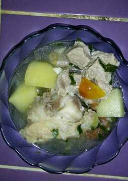 Sop tulang & daging sapi simple