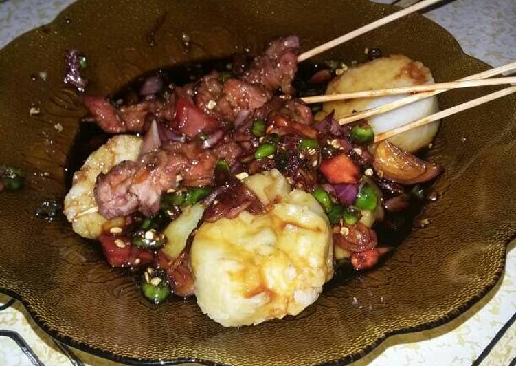 gambar untuk resep makanan Sate Daging Sapi #kitaberbagi