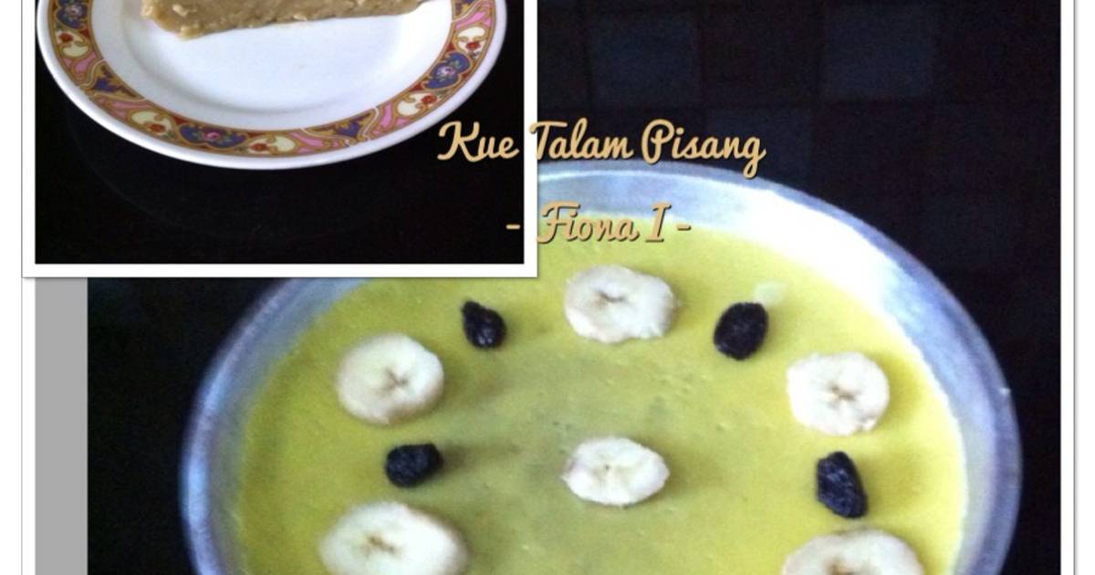 Resep Talam Pisang