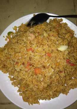 Nasi goreng seefood_udang_pete