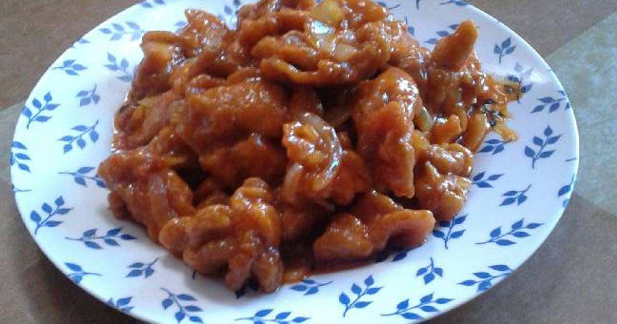 Resep Ayam goreng tepung bumbu asam manis ala Agus Riyadi M