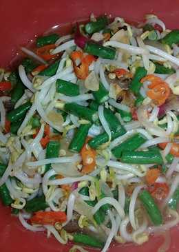 Tumis toge kacang panjang