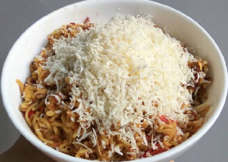 resep makanan Mie Goreng Kornet Telur Keju