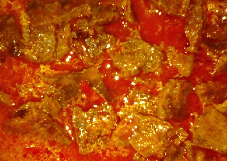 Daging masak merah pedas
