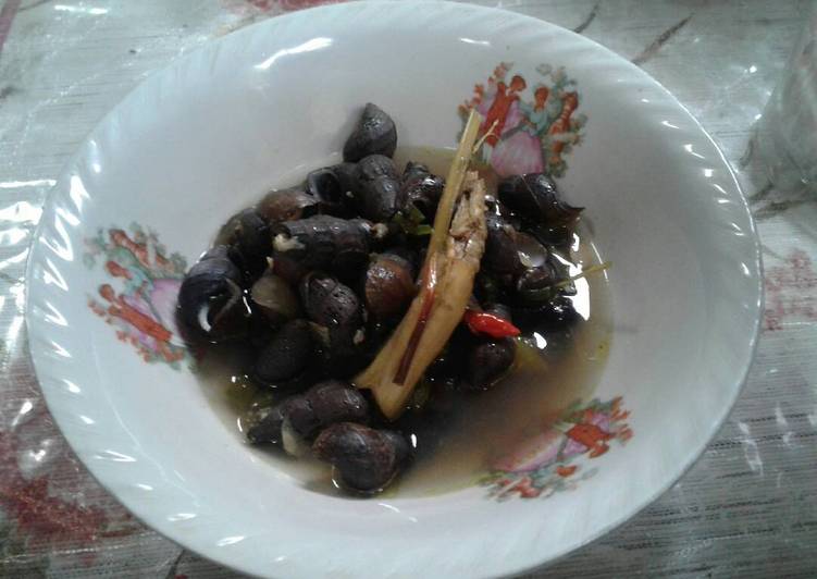 resep masakan Pindang siput (masakan daerah Curup-Bengkulu)