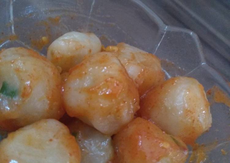 Cilok telur dadar recipe main photo